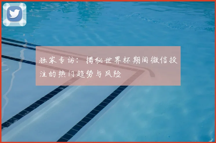 独家专访：揭秘世界杯期间微信投注的热门趋势与风险